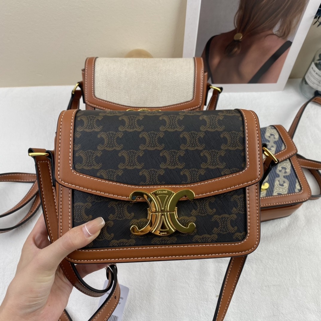 Bu yil eng mashhur replika sumkalaridan biri: Celine Triomphe (2022 yil nashri)-Best Quality Fake Louis Vuitton Bag Online Store, Replica designer bag ru