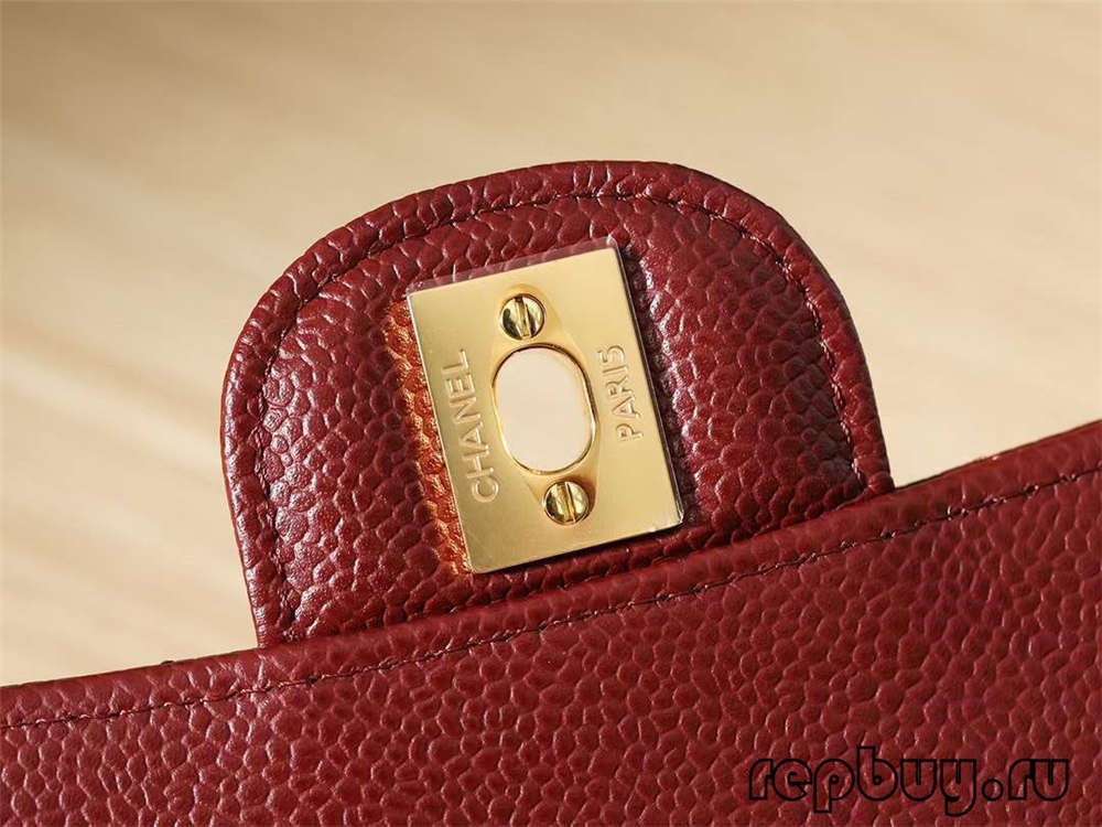 CHANEL Classicc Flap top replika çantaları qırmızı 25 sm detallar (2022 Buraxılış)-Best Quality Fake Louis Vuitton Bag Online Store, Replica designer bag ru