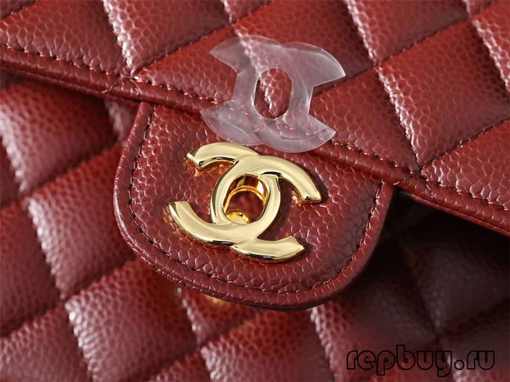CHANEL Classicc Flap top replika çantaları qırmızı 25 sm detallar (2022 Buraxılış)-Best Quality Fake Louis Vuitton Bag Online Store, Replica designer bag ru