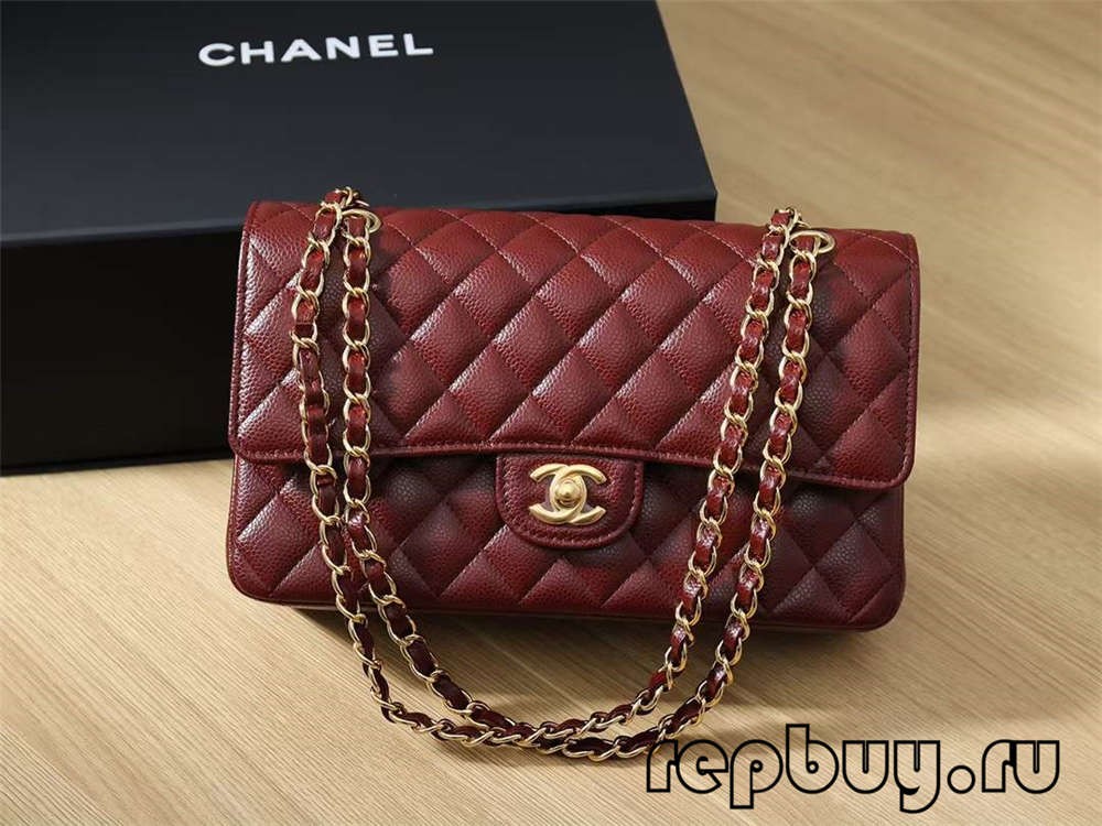 Kantong replika CHANEL Klasik Flap top hideung emas hideung pérak emas beureum tilu warna kontras 25cm (Edisi 2022)-Pangalusna kualitas palsu Louis Vuitton Kantong Toko Online, Replica desainer kantong ru