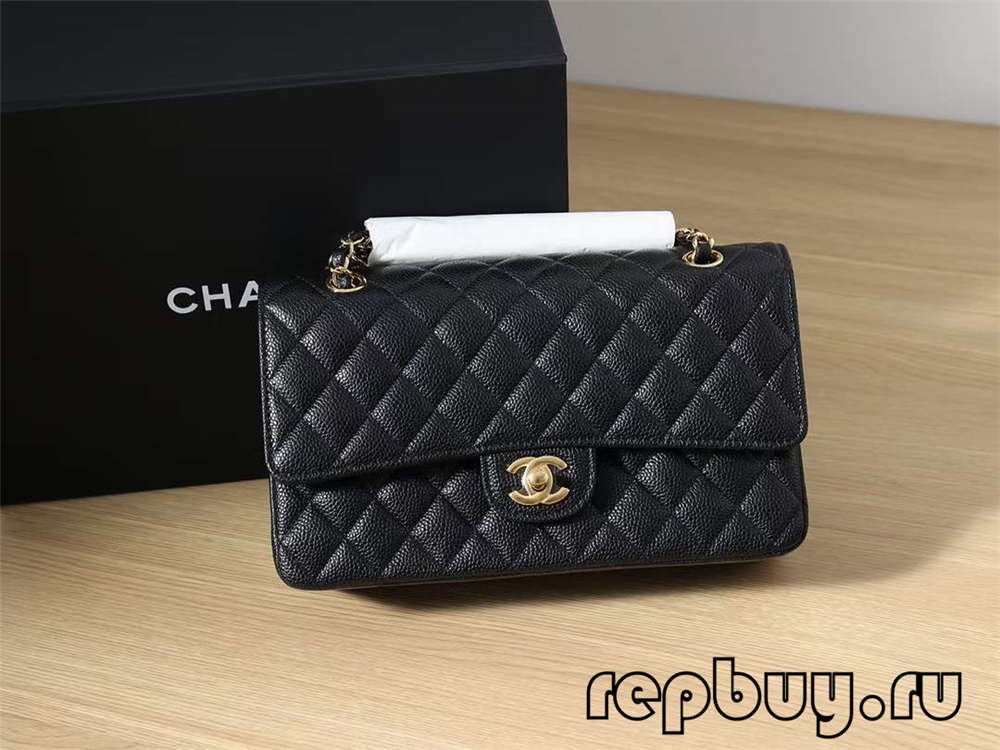 Kantong replika CHANEL Klasik Flap top hideung emas hideung pérak emas beureum tilu warna kontras 25cm (Edisi 2022)-Pangalusna kualitas palsu Louis Vuitton Kantong Toko Online, Replica desainer kantong ru