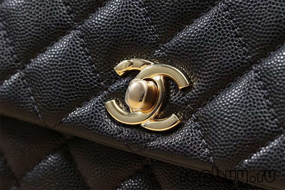 Chanel Coco Handle felső replika kézitáska fekete arany csat hardver és fogantyú részletei (2022 Frissítve)-Legjobb minőségű hamis Louis Vuitton táska online áruház, replika designer táska ru Chanel Coco Handle felső replika kézitáska fekete arany csat hardver és fogantyú részletei (2022 Frissítve)-Legjobb minőségű hamis Louis Vuitton táska online áruház, replika designer táska ru