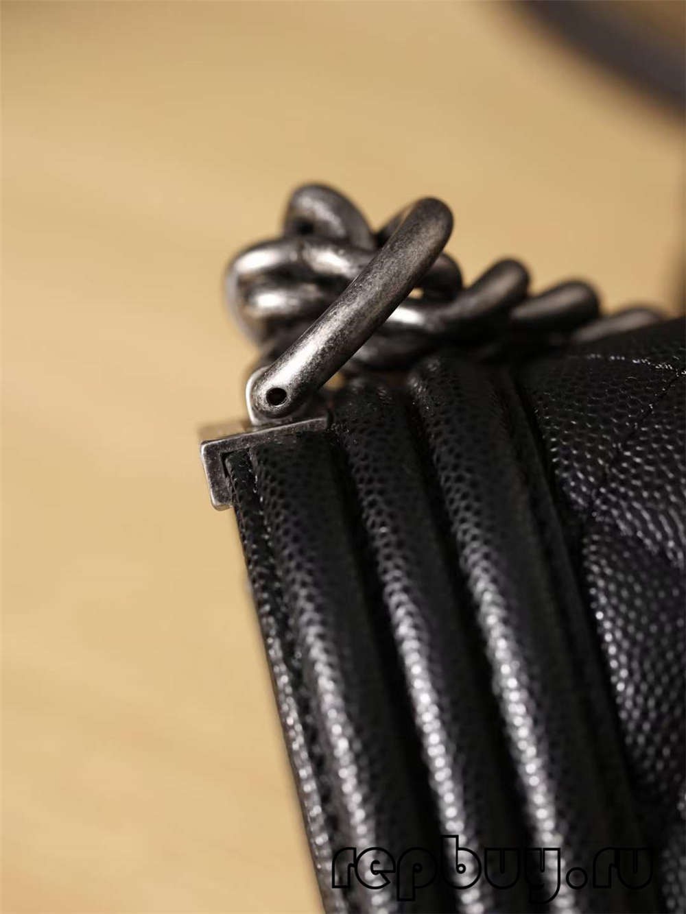 Chanel Leboy Top Replika Handtas Swart Lyts (2022 bywurke)-Best Quality Fake Louis Vuitton Bag Online Store, Replica designer bag ru