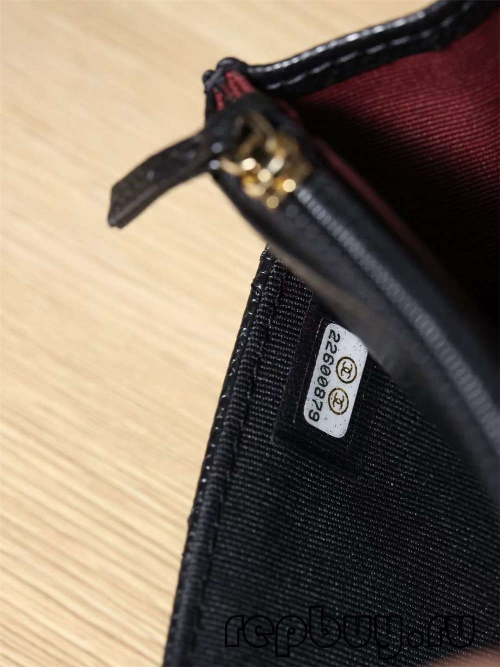 Patró clàssic de litxi CHANEL WOC, bossa de cadena de sivella daurada font d’estampació en calent i detalls de l’etiqueta làser (edició 2022)-Botiga en línia de bosses falses de Louis Vuitton de millor qualitat, rèplica de bosses de disseny ru