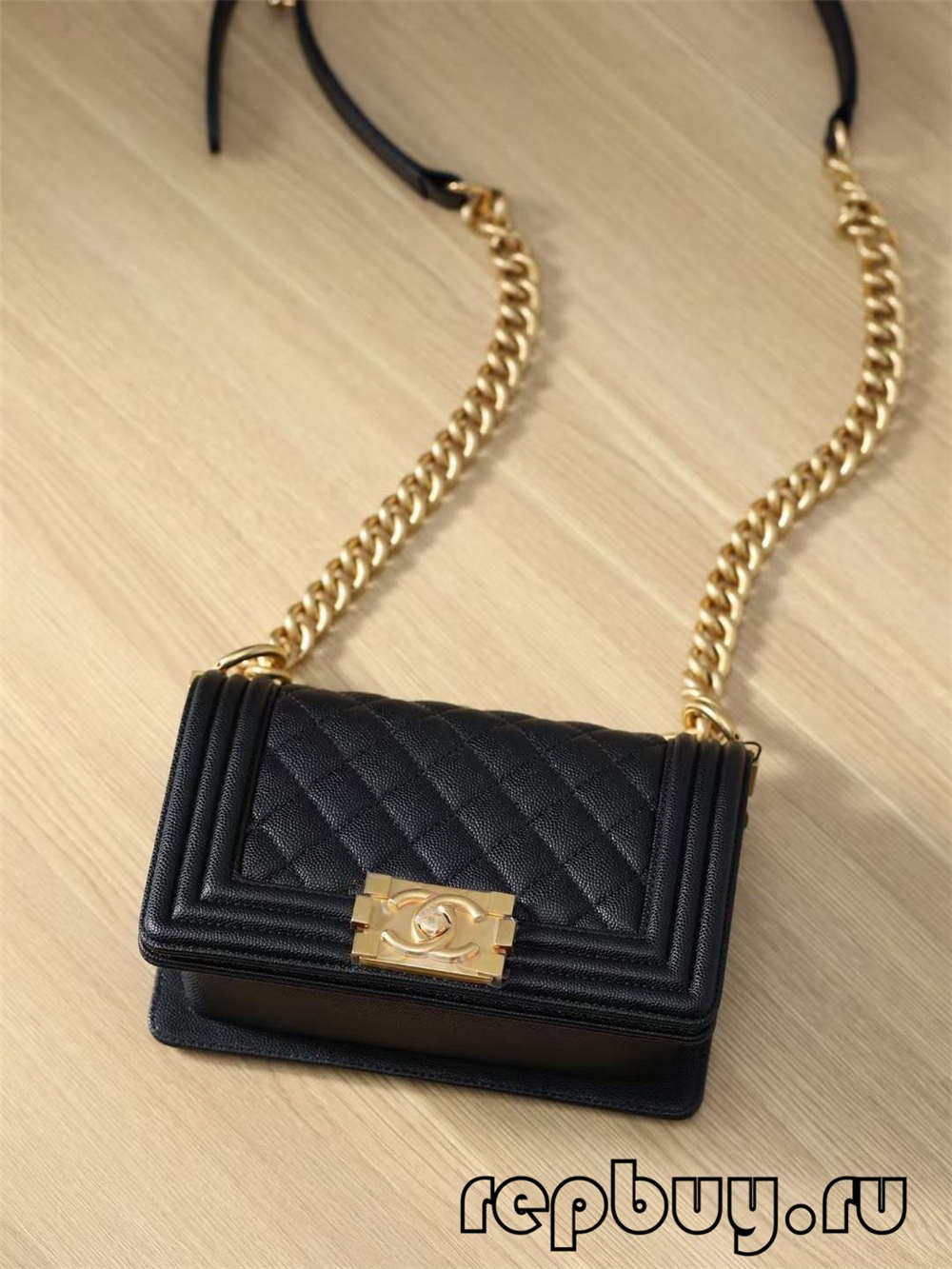 Chanel Le boy top replica handbags small gold buckle detail (2022 Latest)-Best Quality Fake designer Bag Review, Replica designer bag ru