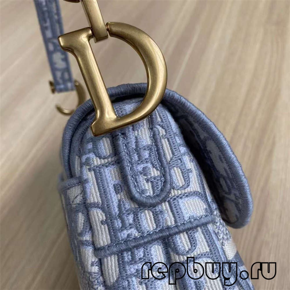 Dior Top Replica Saddle Bag Estampat oblic amb brodat gris (edició 2022)-Botiga en línia de bosses falses de Louis Vuitton de millor qualitat, rèplica de bosses de disseny ru