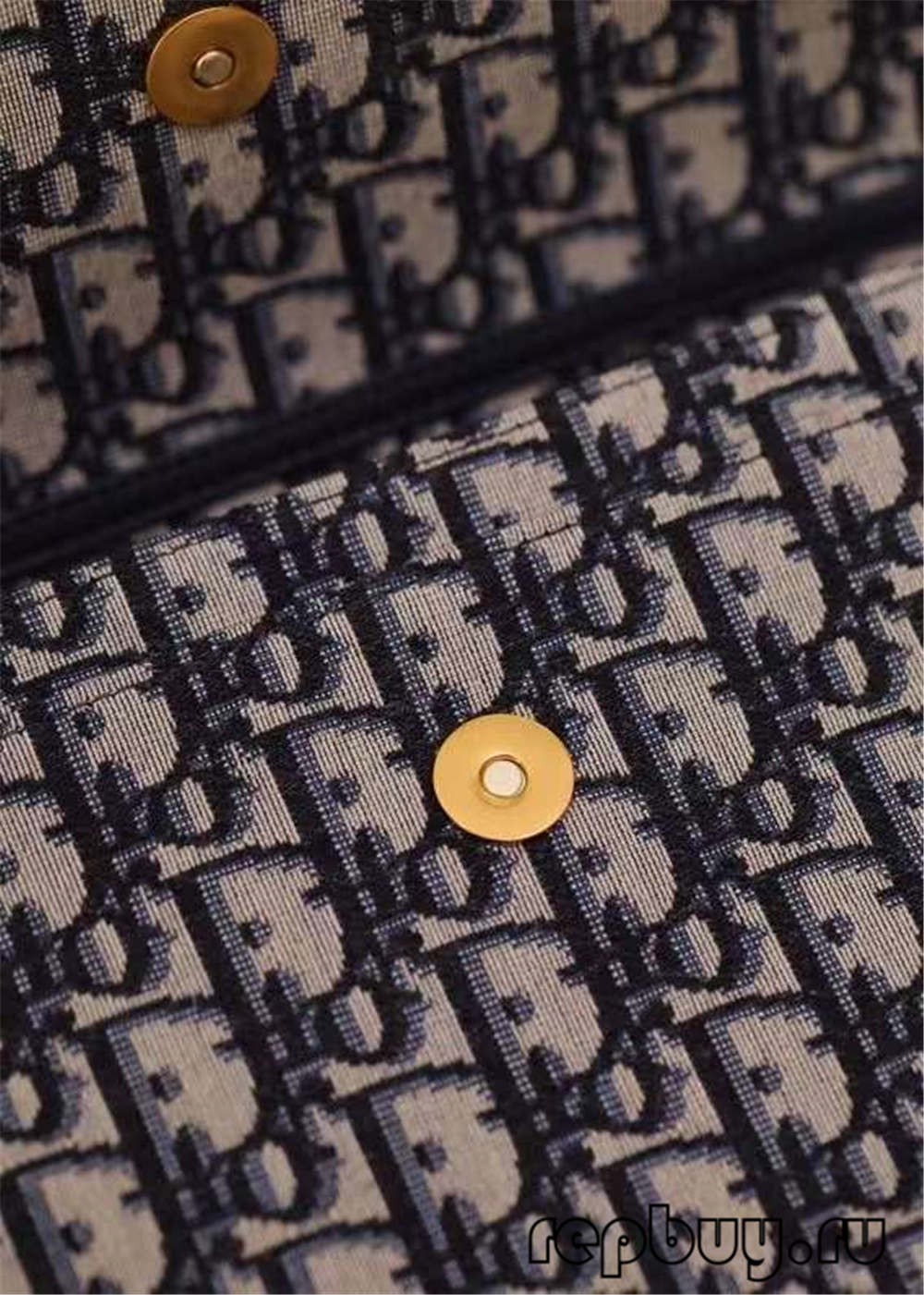 Dior top replika kantong clutch sadel 22cm lawon jacquard biru Rincian karajinan cetak serong (Edisi 2022)-Pangalusna kualitas palsu Louis Vuitton Kantong Toko Online, Replica desainer kantong ru