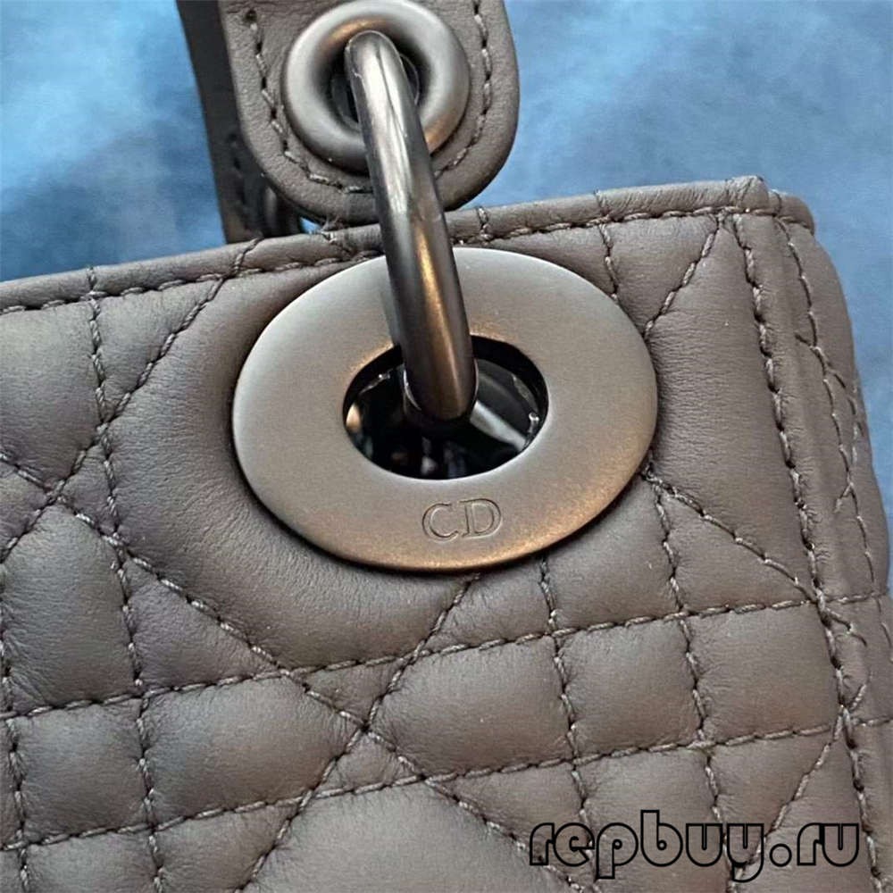 LADY DIOR Mini Black Top Replica Handbags Matte Cowhide Real or Fake Check (2022 Special)-Bescht Qualitéit Fake Louis Vuitton Bag Online Store, Replica Designer Bag ru