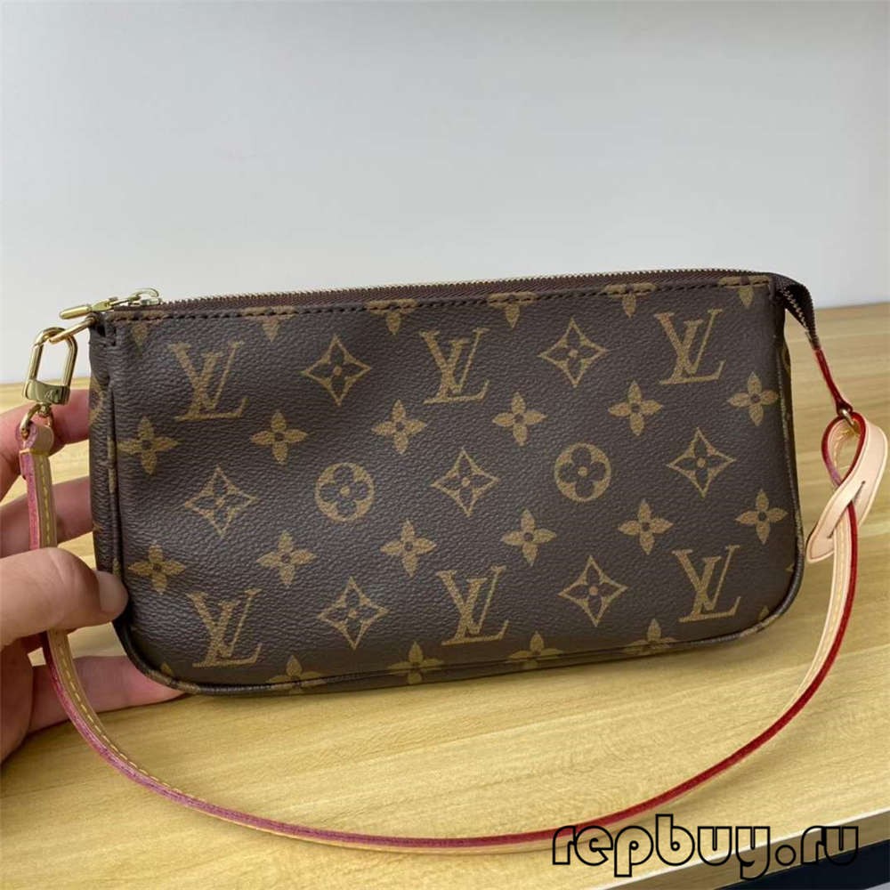 Louis Vuitton M40712 Pochette Accessoires top replica handbags Rincian lawon sareng hardware (Edisi 2022)-Pangalusna kualitas palsu Louis Vuitton Kantong Toko Online, Replica desainer kantong ru