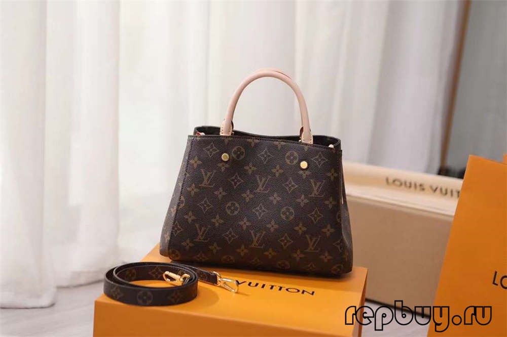 Louis Vuitton M41055 29cm Montaigne BB Top Replica Kantong (2022 diropéa)-Pangalusna kualitas palsu Louis Vuitton Kantong Toko Online, Replica desainer kantong ru