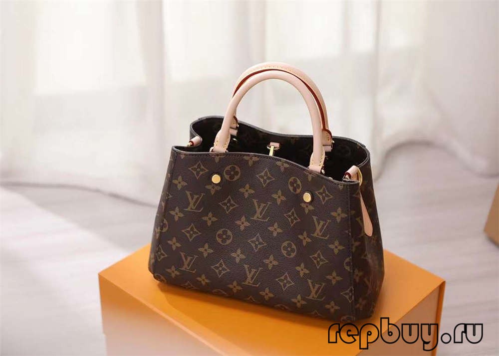 Louis Vuitton M41055 29cm Montaigne BB Top Replica Kantong (2022 diropéa)-Pangalusna kualitas palsu Louis Vuitton Kantong Toko Online, Replica desainer kantong ru