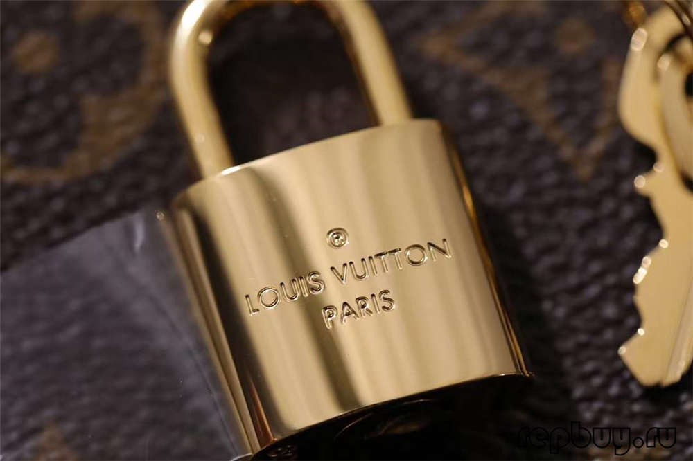 Louis Vuitton M41055 Montaigne BB kantong réplika luhur Panutupan sareng detil hardware (Edisi 2022)-Pangalusna kualitas palsu Louis Vuitton Kantong Toko Online, Replica desainer kantong ru