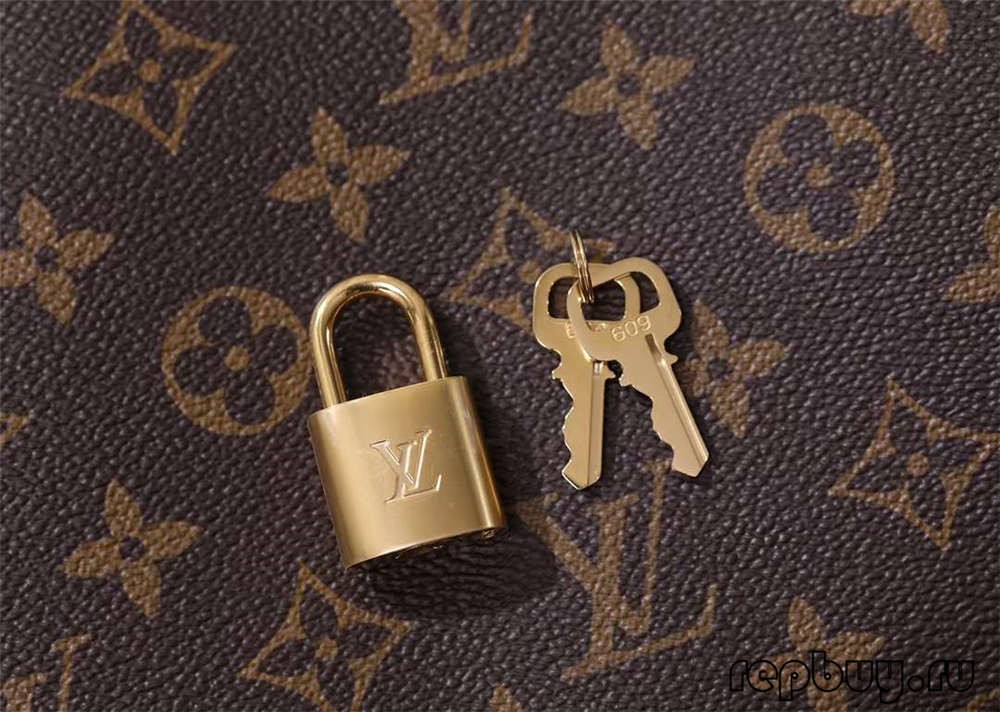 Louis Vuitton M41055 Montaigne BB kantong réplika luhur Panutupan sareng detil hardware (Edisi 2022)-Pangalusna kualitas palsu Louis Vuitton Kantong Toko Online, Replica desainer kantong ru