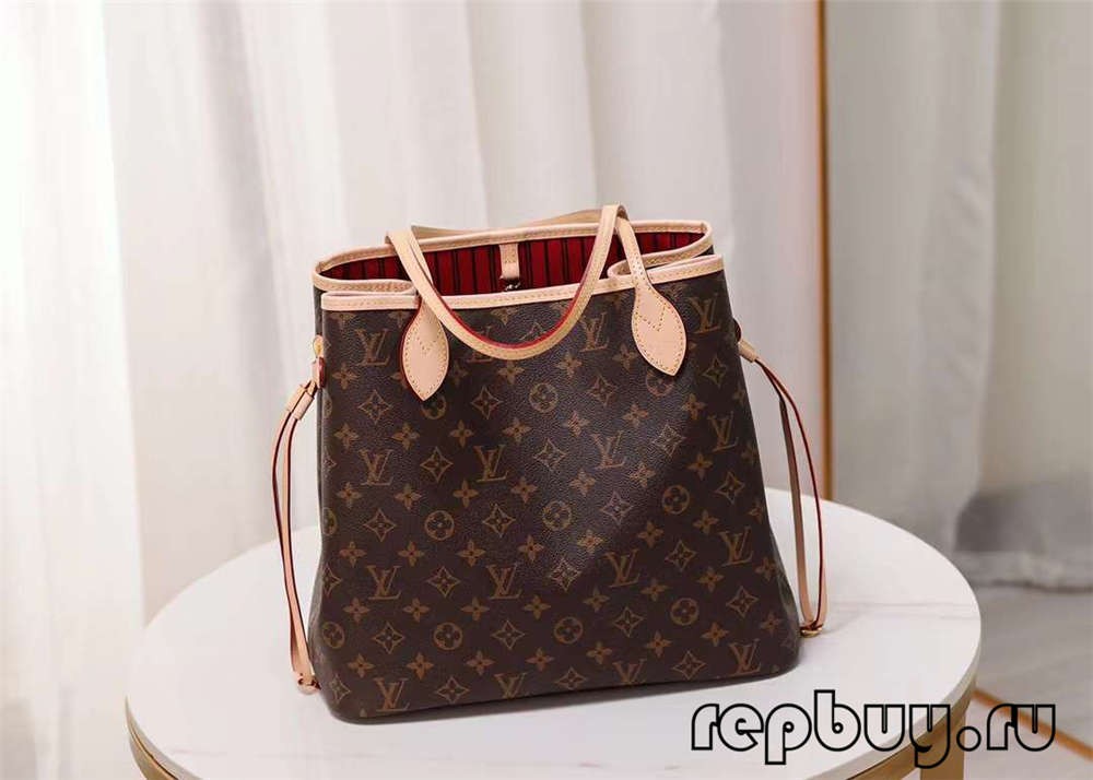 Louis Vuitton M41177 NeverFull Classic Medium Shopper 31cm Top Replica Bags (2022 Panganyarna)-Pangalusna kualitas palsu Louis Vuitton Kantong Toko Online, Replica desainer kantong ru