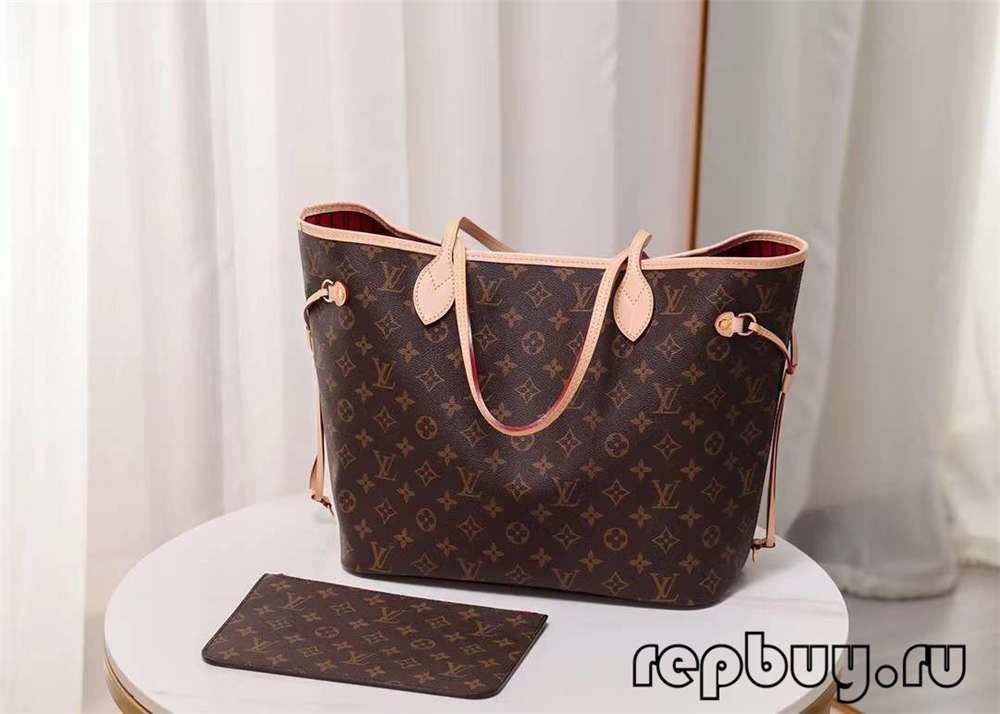 Louis Vuitton M41177 NeverFull Classic Medium Shopper 31cm Top Replica Bags (2022 Panganyarna)-Pangalusna kualitas palsu Louis Vuitton Kantong Toko Online, Replica desainer kantong ru