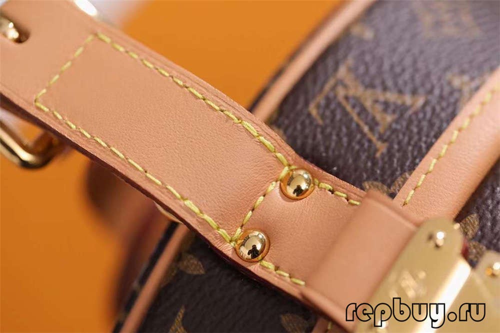 Louis Vuitton M43514 PETITE BOITE CHAPEAU 17.5cm top replica bags Hardware and stitching details (2022 Special)-Pangalusna kualitas palsu Louis Vuitton Kantong Toko Online, Replica desainer kantong ru