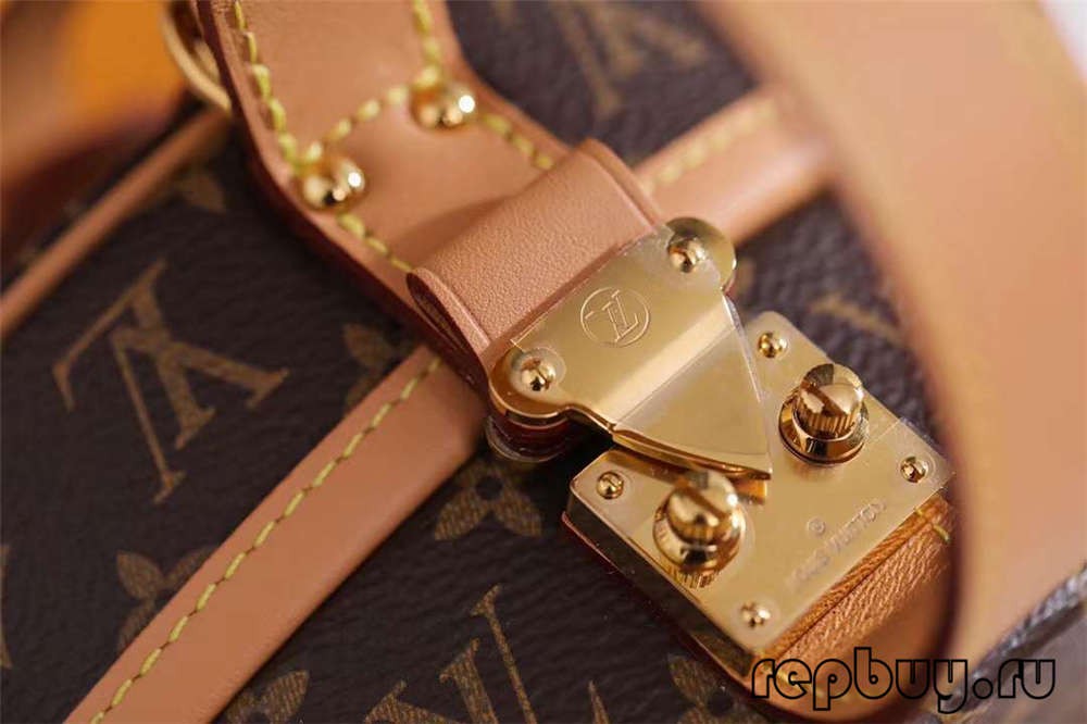 Louis Vuitton M43514 PETITE BOITE CHAPEAU 17.5cm top replica bags Hardware and stitching details (2022 Special)-Pangalusna kualitas palsu Louis Vuitton Kantong Toko Online, Replica desainer kantong ru