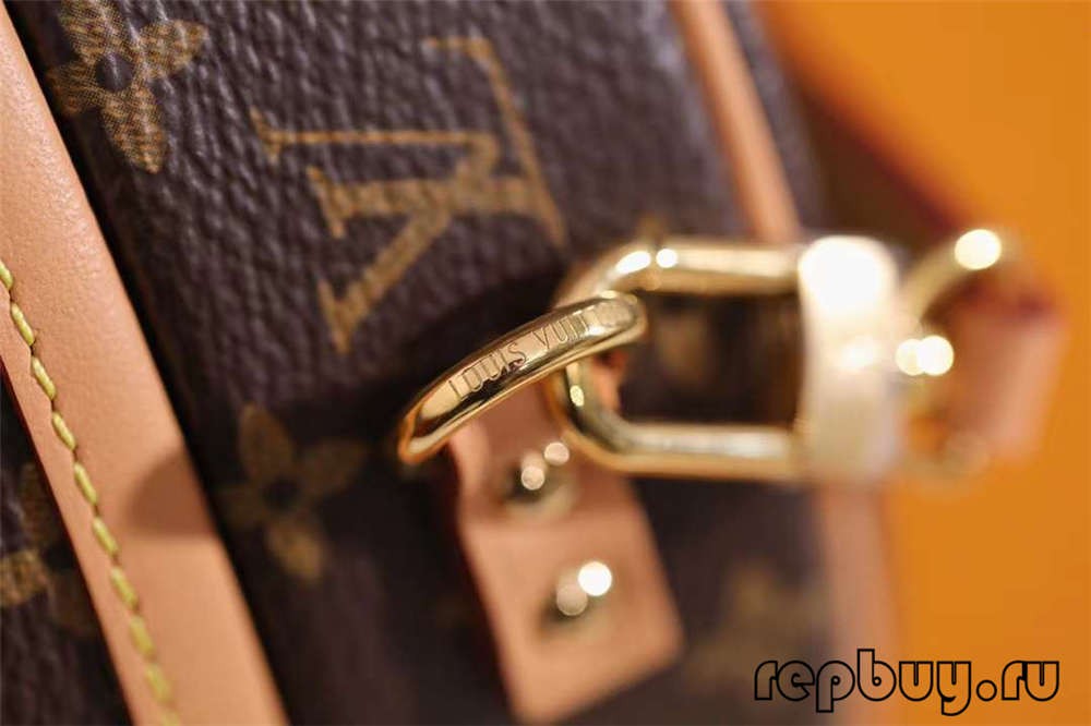 Louis Vuitton M43514 PETITE BOITE CHAPEAU 17.5cm top replica bags Hardware and stitching details (2022 Special)-Pangalusna kualitas palsu Louis Vuitton Kantong Toko Online, Replica desainer kantong ru