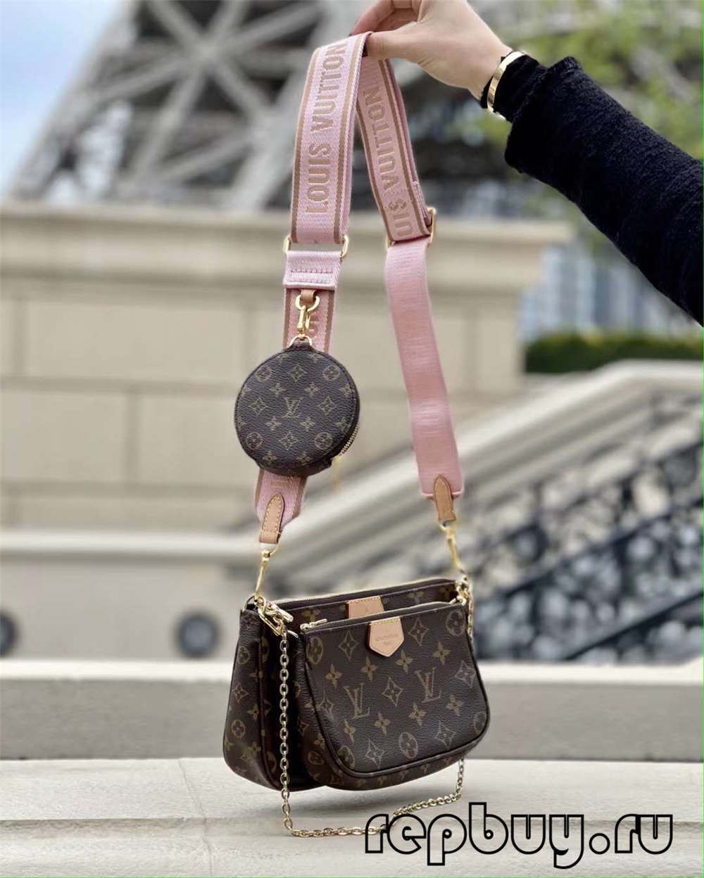 Louis Vuitton M44840 Multi Pochette 24cm Top Replica Poschen All Dag Gebrauch Effekt (2022 Neist)-Bescht Qualitéit Fake Louis Vuitton Bag Online Store, Replica Designer Bag ru