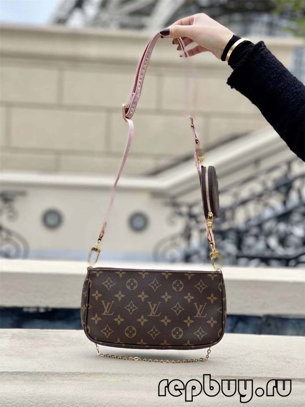 Louis Vuitton M44840 Multi Pochette 24cm Top Replica Poschen All Dag Gebrauch Effekt (2022 Neist)-Bescht Qualitéit Fake Louis Vuitton Bag Online Store, Replica Designer Bag ru