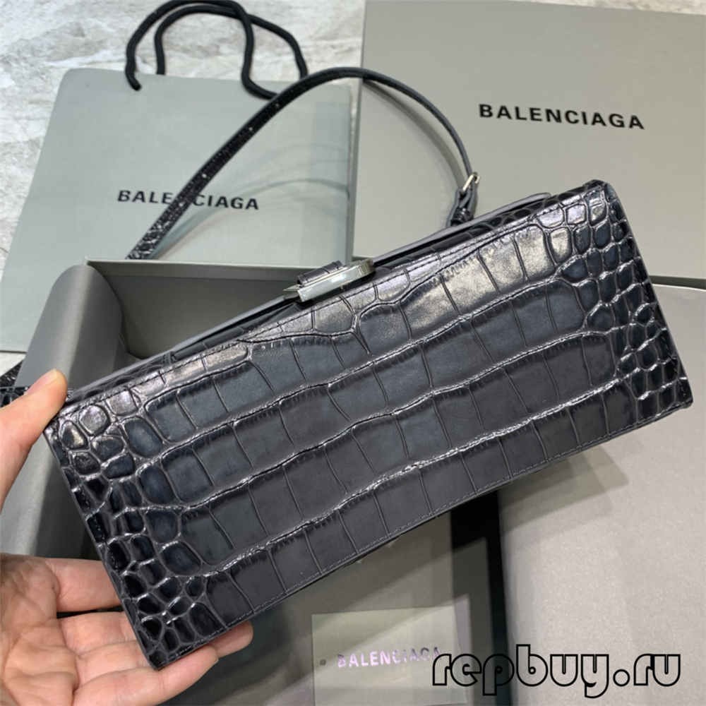 Balenciaga Hourglass Black Crocodile أفضل أكياس متماثلة الجودة (أحدث 2022)-Best Quality Fake Louis Vuitton Bag Online Store ، حقيبة مصمم طبق الأصل ru