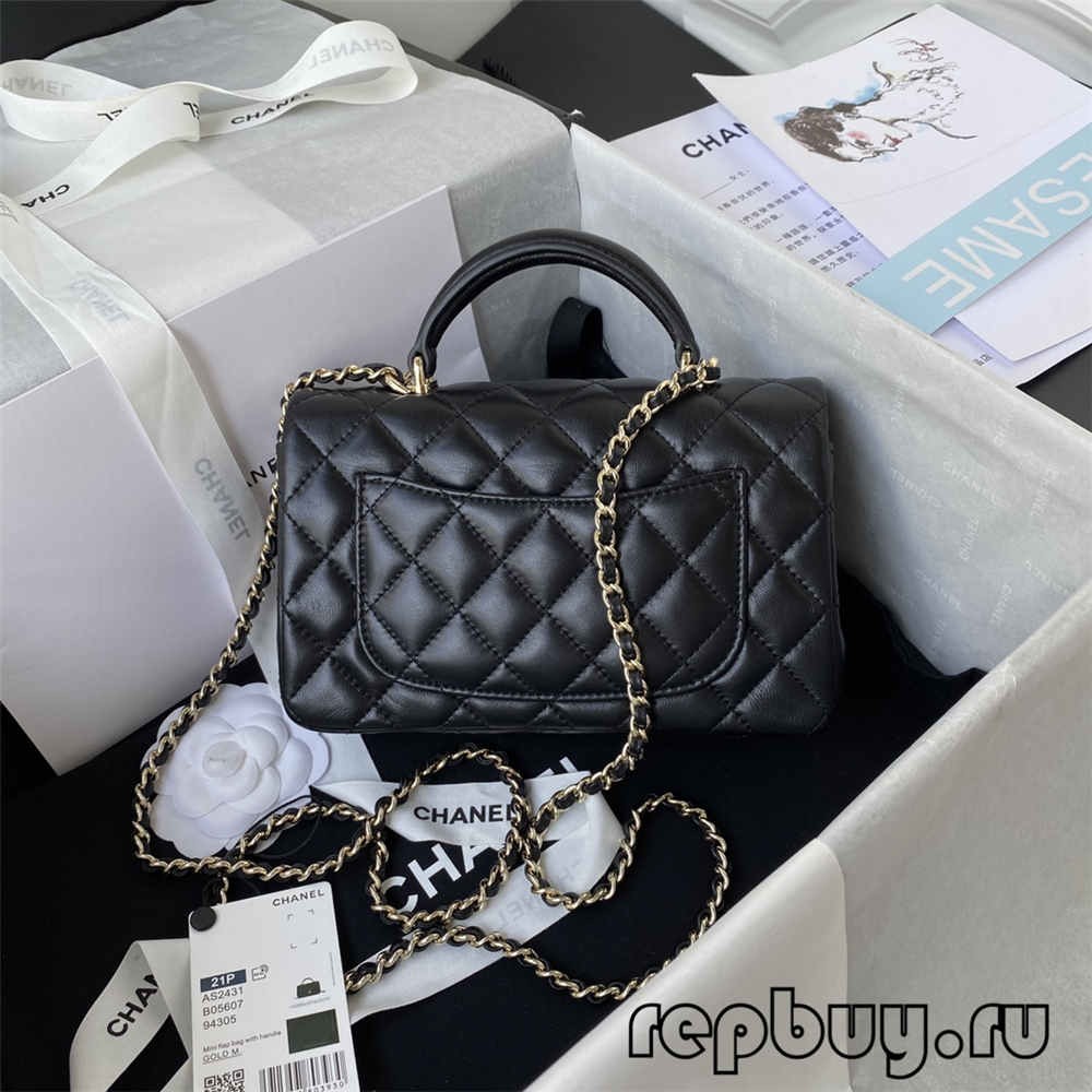 Chanel Mini κλασική λαβή με πτερύγιο Καλύτερης ποιότητας τσάντες Replica (2022 τελευταία)-Καλύτερης ποιότητας Fake Louis Vuitton Ηλεκτρονικό κατάστημα, Replica designer bag ru