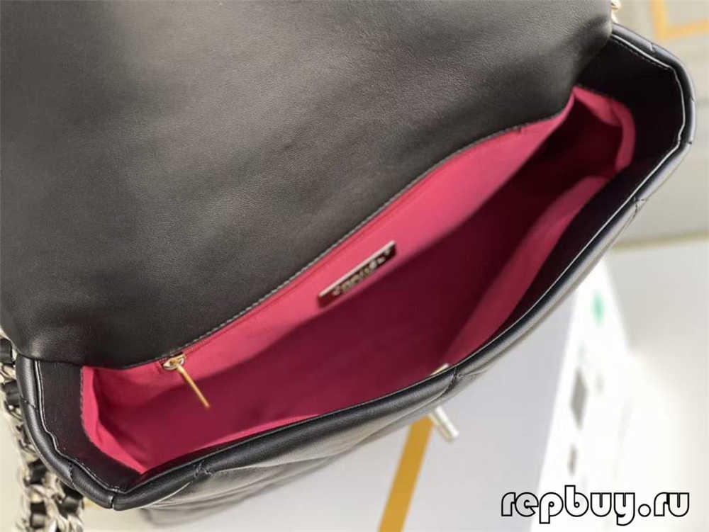 Kantong réplika Chanel 19 Hideung emas hideung ngaitkeun kualitas luhur (2022 diropéa)-Pangalusna kualitas palsu Louis Vuitton Kantong Toko Online, Replica desainer kantong ru