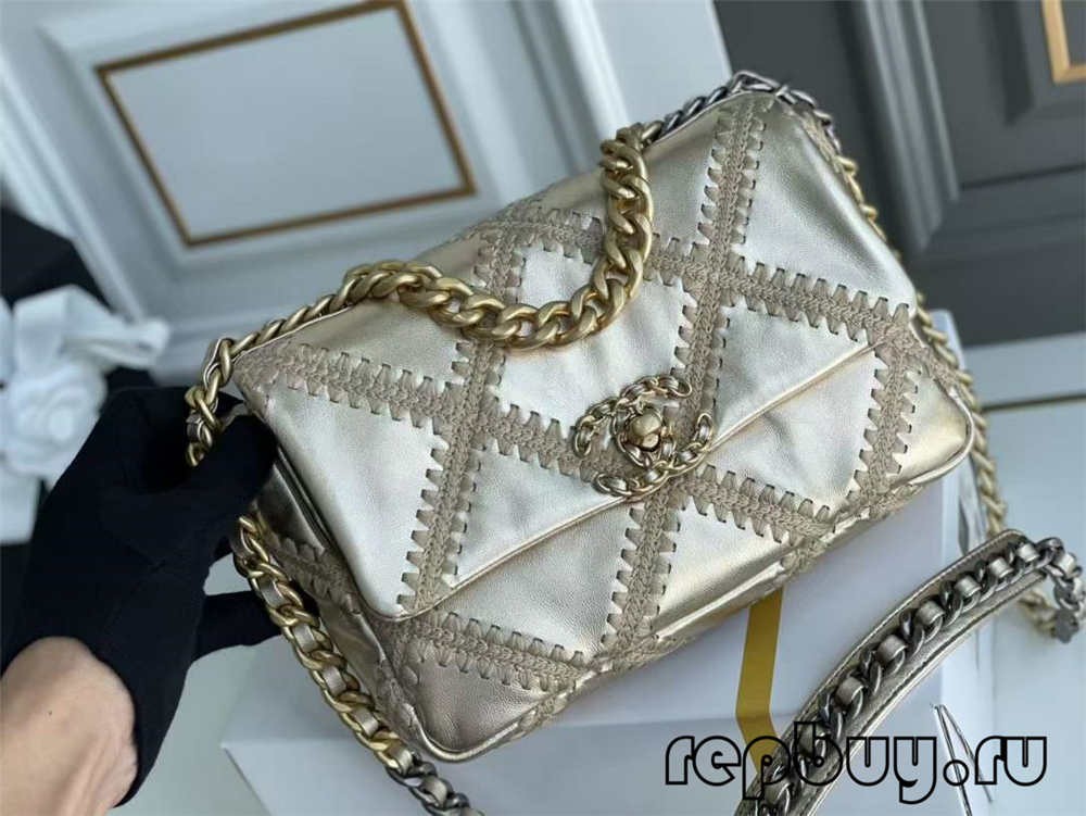 Kantong réplika kualitas luhur Chanel 19 (2022 diropéa)-Pangalusna kualitas palsu Louis Vuitton Kantong Toko Online, Replica desainer kantong ru