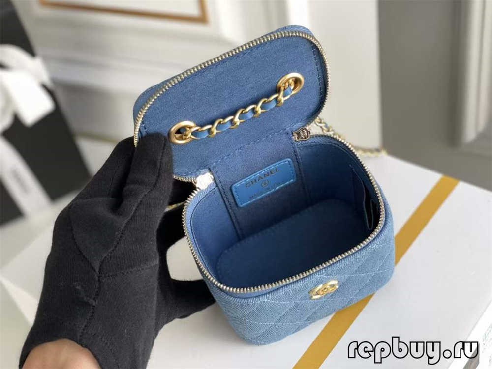 Chanel Cosmetic Case የዲኒም ከፍተኛ ጥራት ያለው ቅጂ ቦርሳ (2022 የዘመነ)-Best Quality Fake Louis Vuitton Bag Online Store, Replica designer bag ru