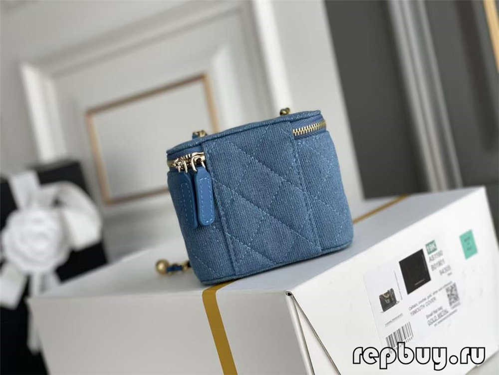 Chanel Cosmetic Case የዲኒም ከፍተኛ ጥራት ያለው ቅጂ ቦርሳ (2022 የዘመነ)-Best Quality Fake Louis Vuitton Bag Online Store, Replica designer bag ru