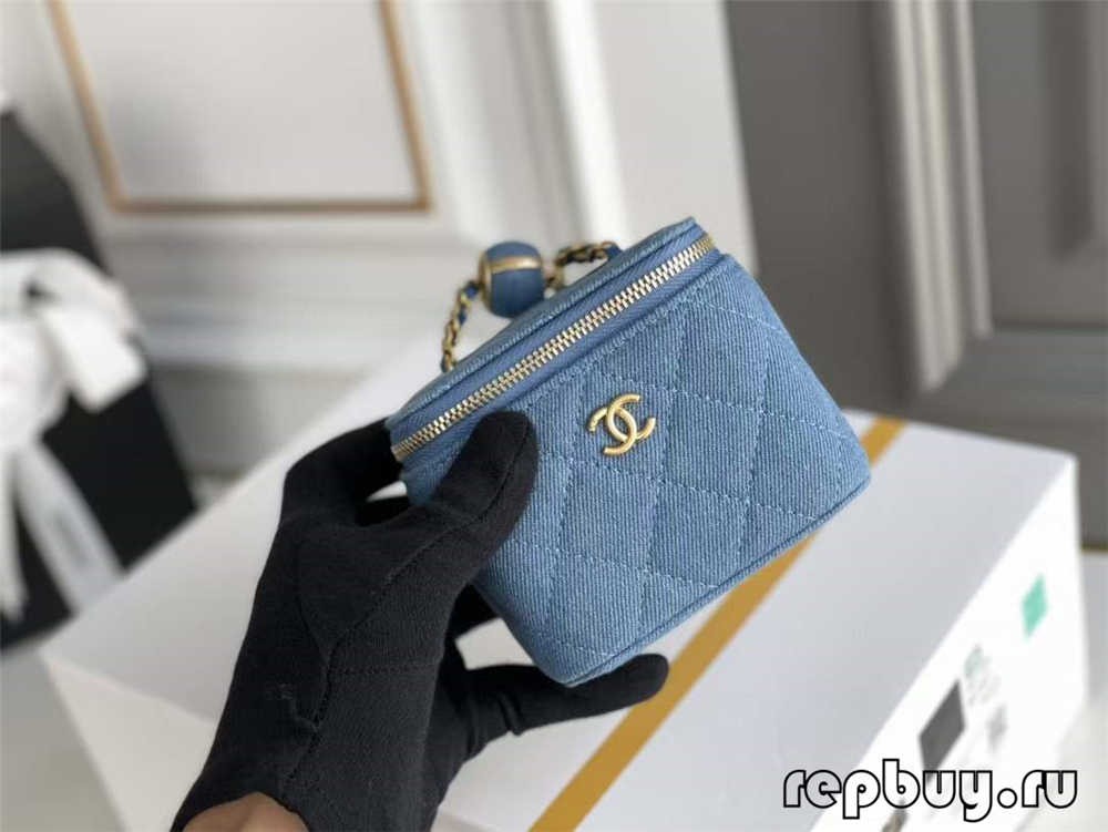 Chanel Cosmetic Case የዲኒም ከፍተኛ ጥራት ያለው ቅጂ ቦርሳ (2022 የዘመነ)-Best Quality Fake Louis Vuitton Bag Online Store, Replica designer bag ru