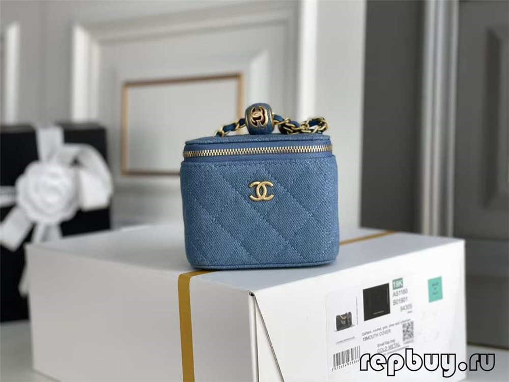Chanel Cosmetic Case የዲኒም ከፍተኛ ጥራት ያለው ቅጂ ቦርሳ (2022 የዘመነ)-Best Quality Fake Louis Vuitton Bag Online Store, Replica designer bag ru