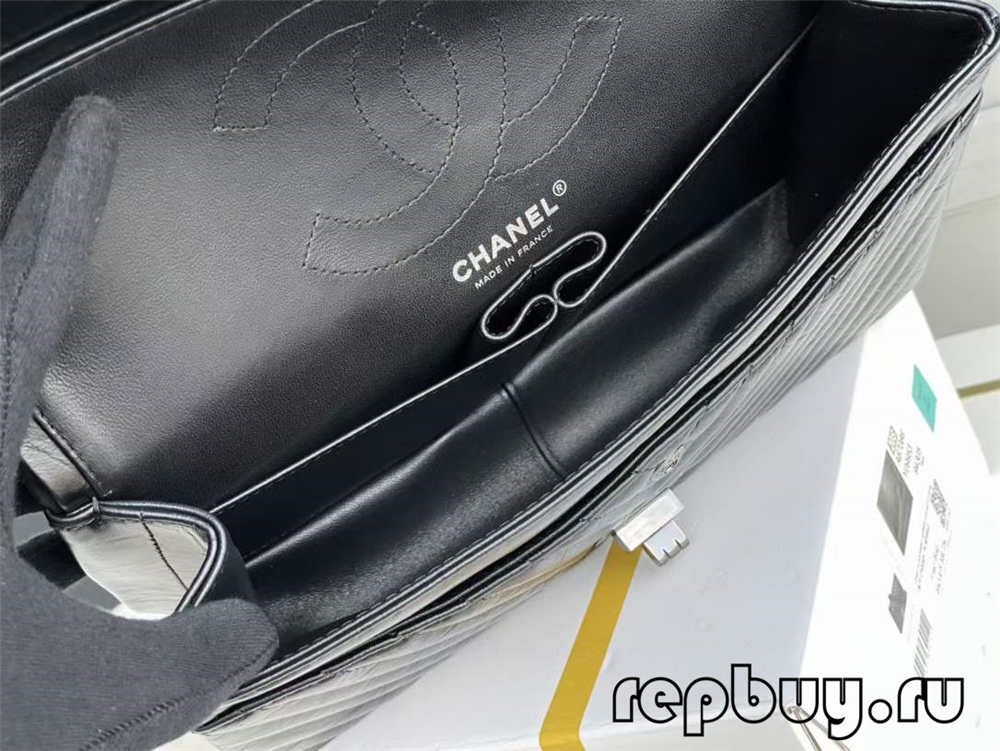 I-CHANEL 2.55 ibhegi yomgangatho ophezulu we-replica yeLambskin (ihlaziyiwe ngo-2022)-Umgangatho ogqwesileyo woMgangatho weFake weLouis Vuitton kwiVenkile ye-Intanethi, ibhegi yomyili weReplica ru