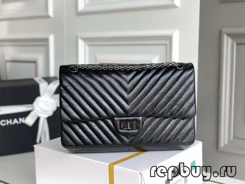 I-CHANEL 2.55 ibhegi yomgangatho ophezulu we-replica yeLambskin (ihlaziyiwe ngo-2022)-Umgangatho ogqwesileyo woMgangatho weFake weLouis Vuitton kwiVenkile ye-Intanethi, ibhegi yomyili weReplica ru