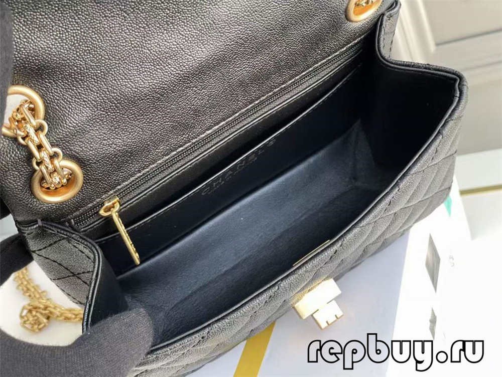 Çanta kopje CHANEL 2.55 e zezë me cilësi të lartë (2022 e përditësuar)-Dyqani në internet i çantave të rreme Louis Vuitton me cilësi më të mirë, çanta modeli kopje ru