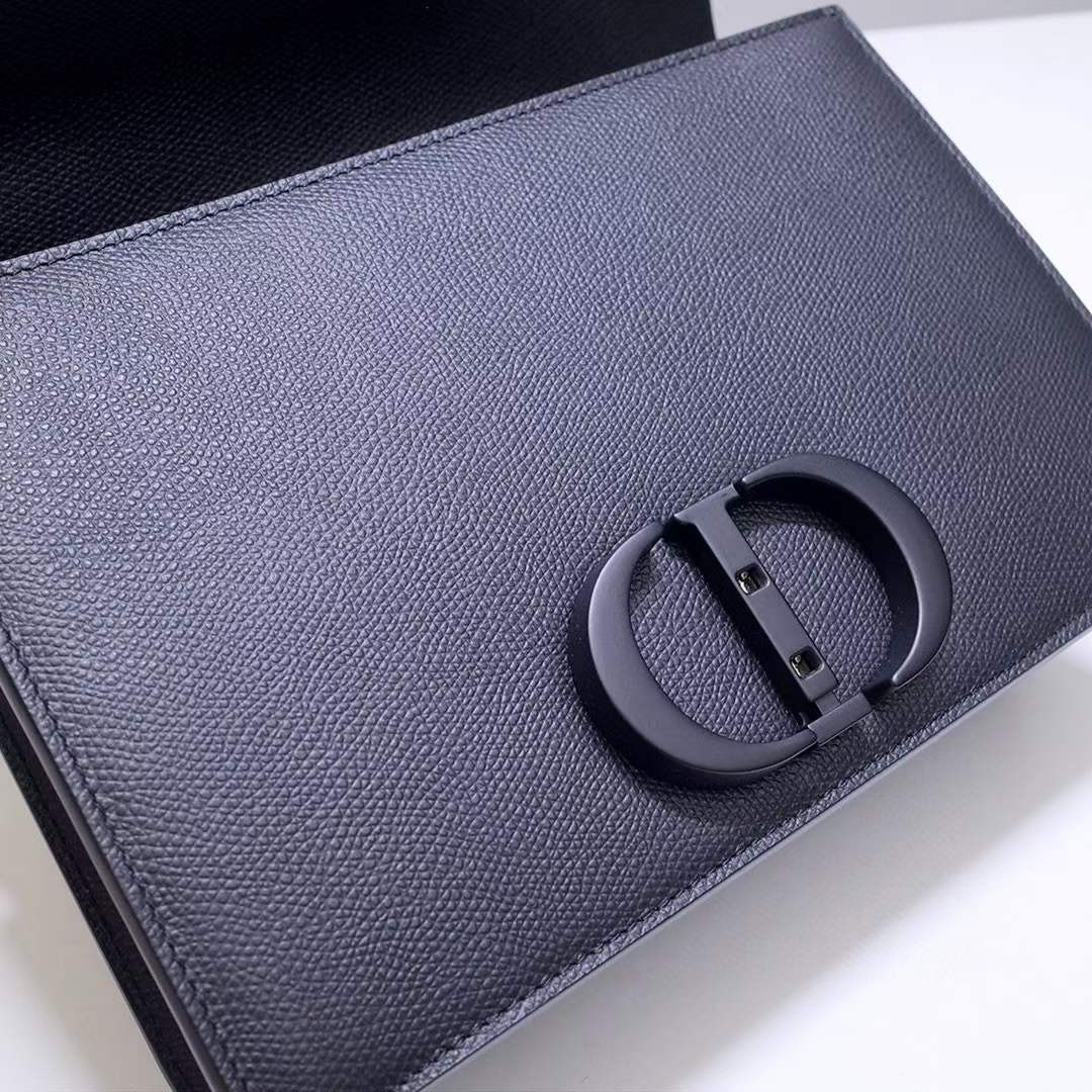 Dior 30 Montaigne Frosted Black Buckle ምርጥ ጥራት ያለው ቅጂ ቦርሳ (የዘመነ 2022)-Best Quality Fake Louis Vuitton Bag Online Store, Replica designer bag ru