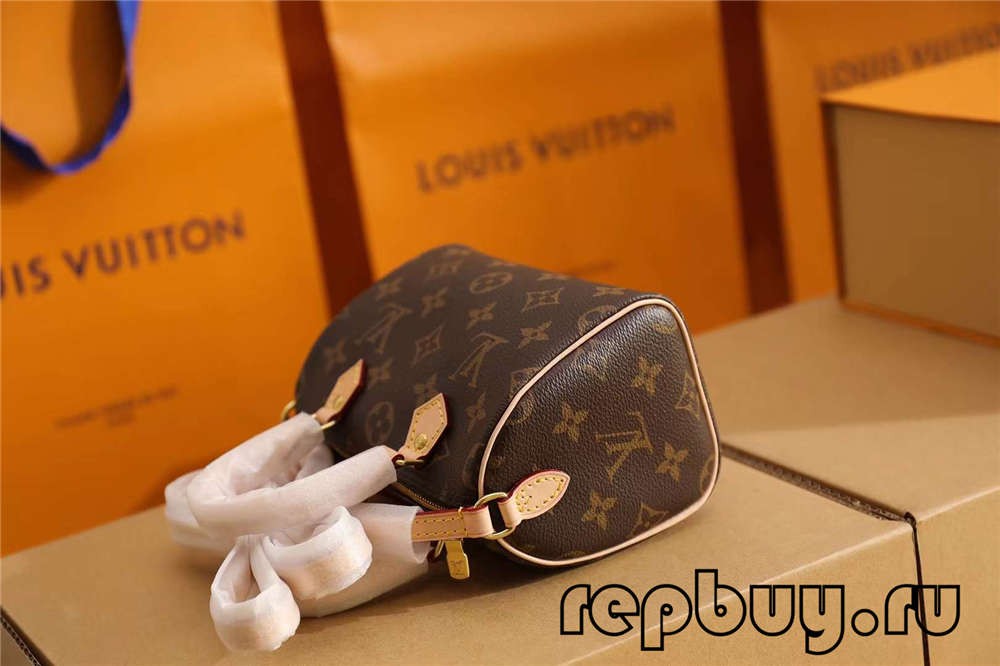 Borse replica di alta qualità Louis Vuitton M81085 Nano Speedy 16cm（Ultime 2022）-Negozio in linea della borsa falsa di Louis Vuitton di migliore qualità, borsa del progettista della replica ru