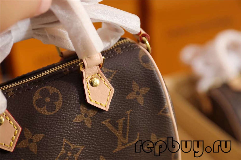 Borse replica di alta qualità Louis Vuitton M81085 Nano Speedy 16cm（Ultime 2022）-Negozio in linea della borsa falsa di Louis Vuitton di migliore qualità, borsa del progettista della replica ru