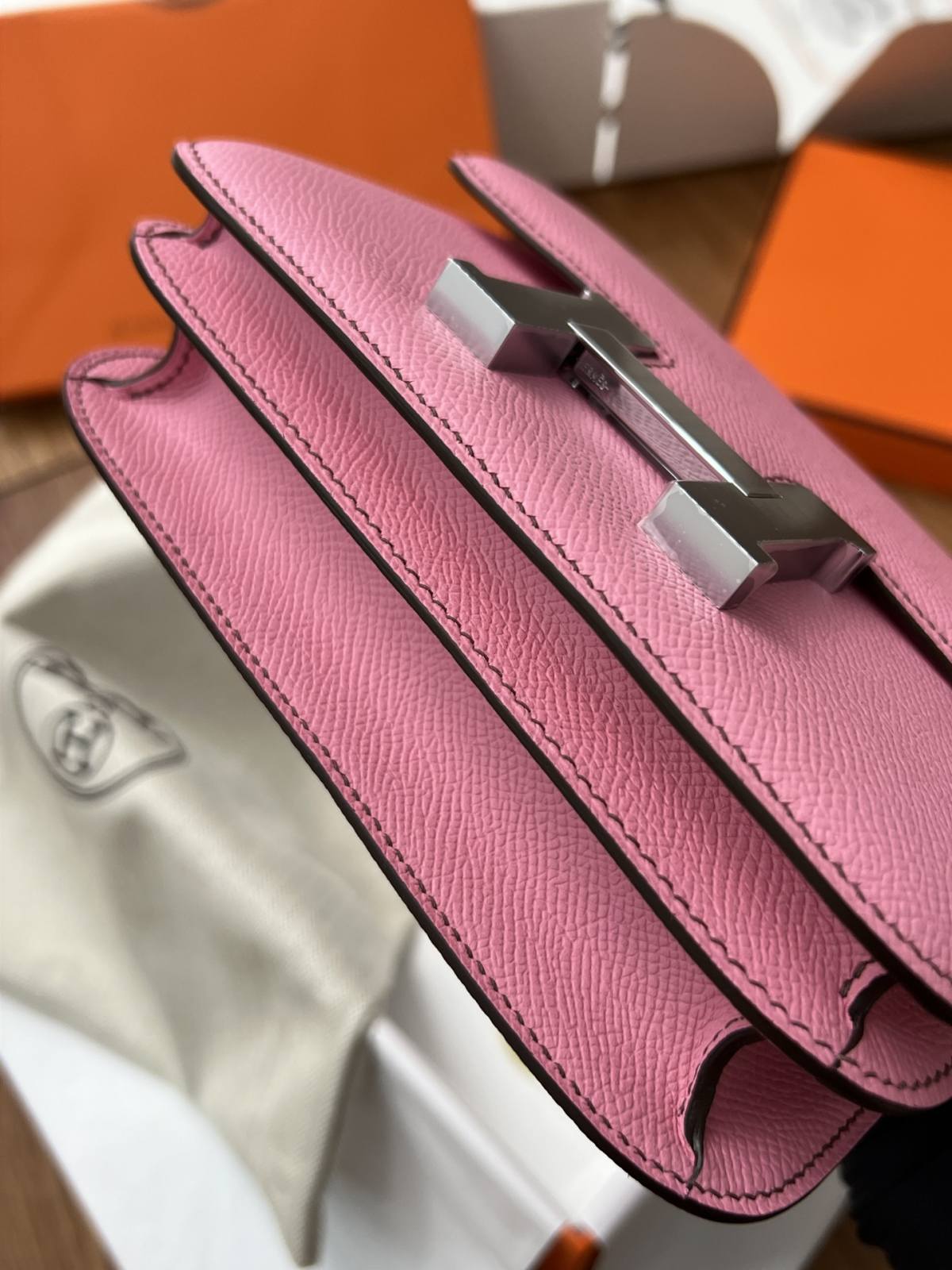 Best Replica Handbags Storetop replica handmade Hermes Constance 19 bag pink Epsom leather(Jan 2026 updated)-Best Quality Fake Louis Vuitton Bag Online Store, Replica designer bag ru
