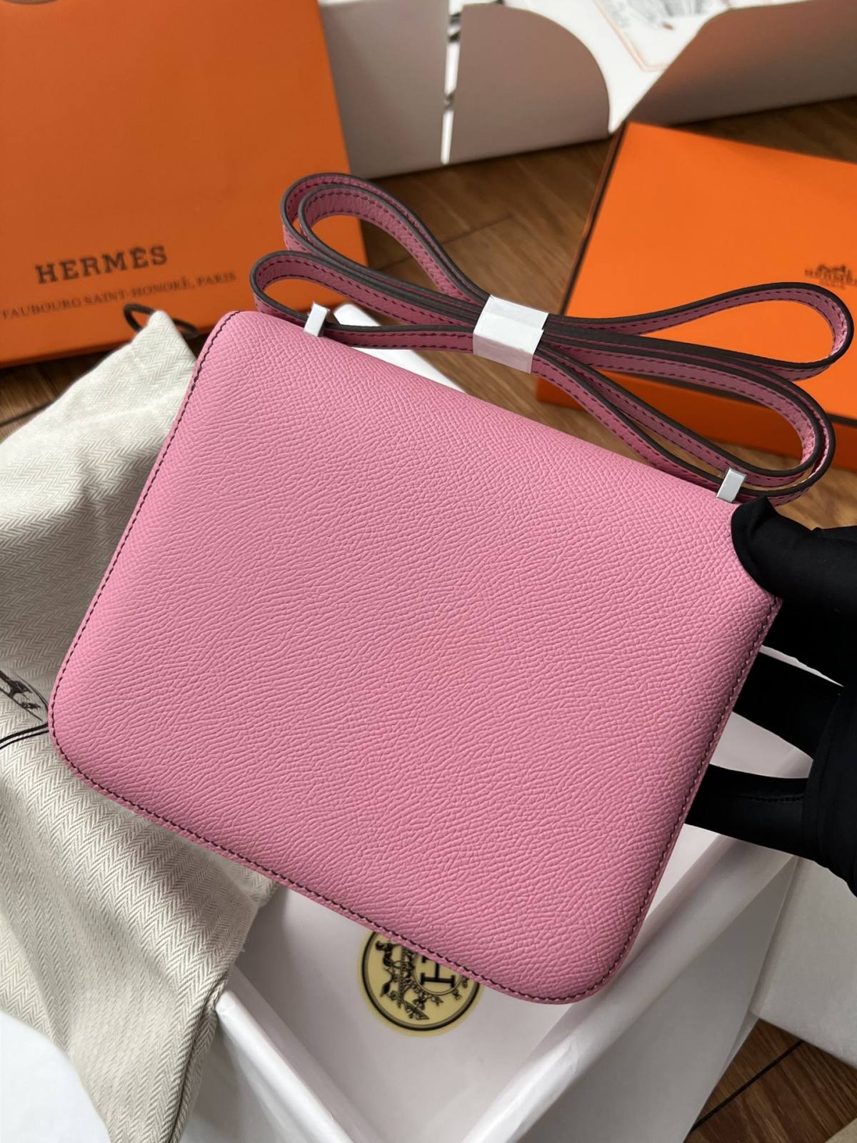 Best Replica Handbags Storetop replica handmade Hermes Constance 19 bag pink Epsom leather(Jan 2026 updated)-Best Quality Fake Louis Vuitton Bag Online Store, Replica designer bag ru