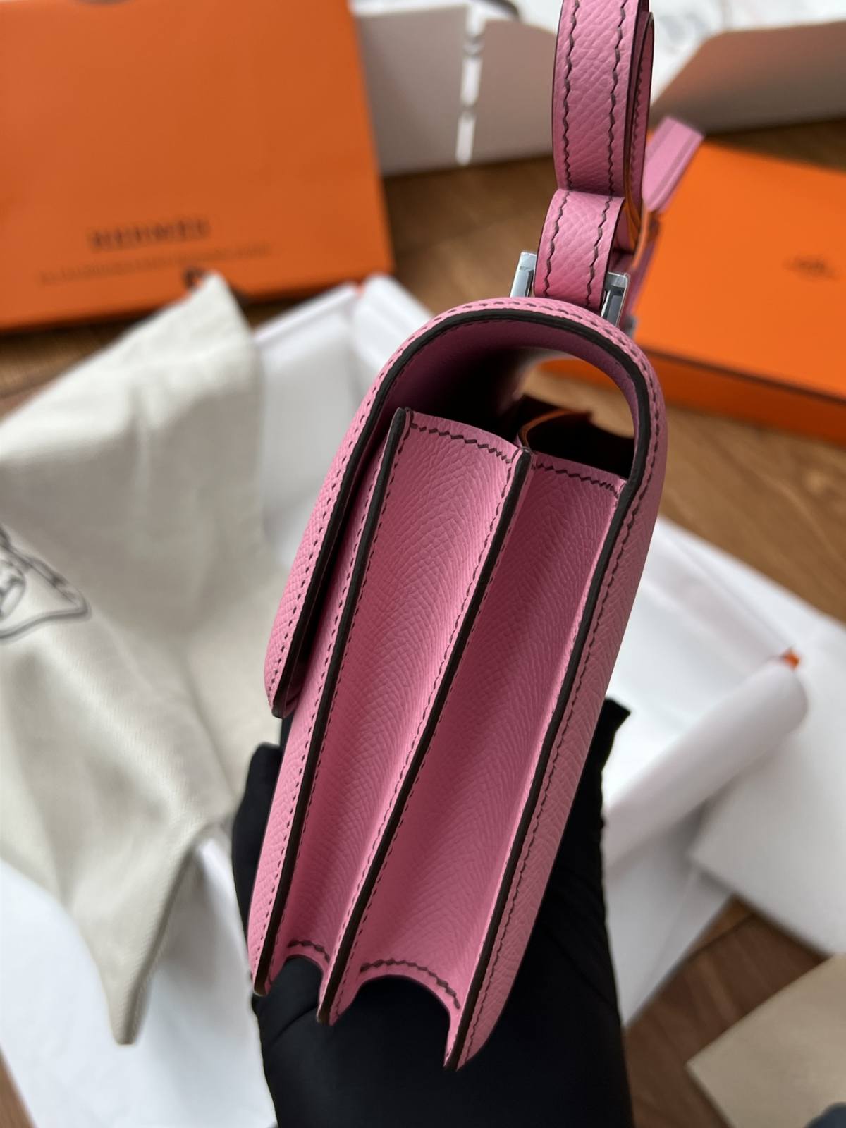 Best Replica Handbags Storetop replica handmade Hermes Constance 19 bag pink Epsom leather(Jan 2026 updated)-Best Quality Fake Louis Vuitton Bag Online Store, Replica designer bag ru