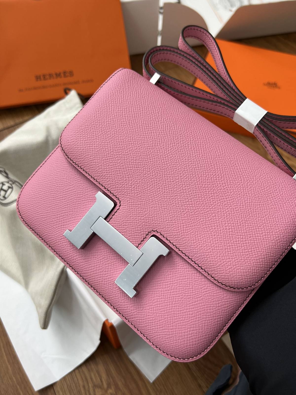 Best Replica Handbags Storetop replica handmade Hermes Constance 19 bag pink Epsom leather(Jan 2026 updated)-Best Quality Fake Louis Vuitton Bag Online Store, Replica designer bag ru