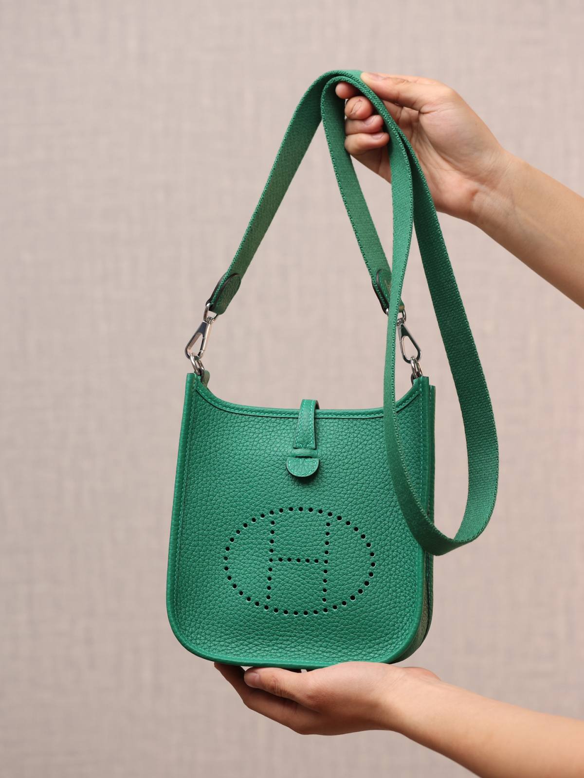 Best Replica Handbags Storehandmade Hermes Evelyne 19 new green color (Feb 2026 updated)-Best Quality Fake Louis Vuitton Bag Online Store, Replica designer bag ru