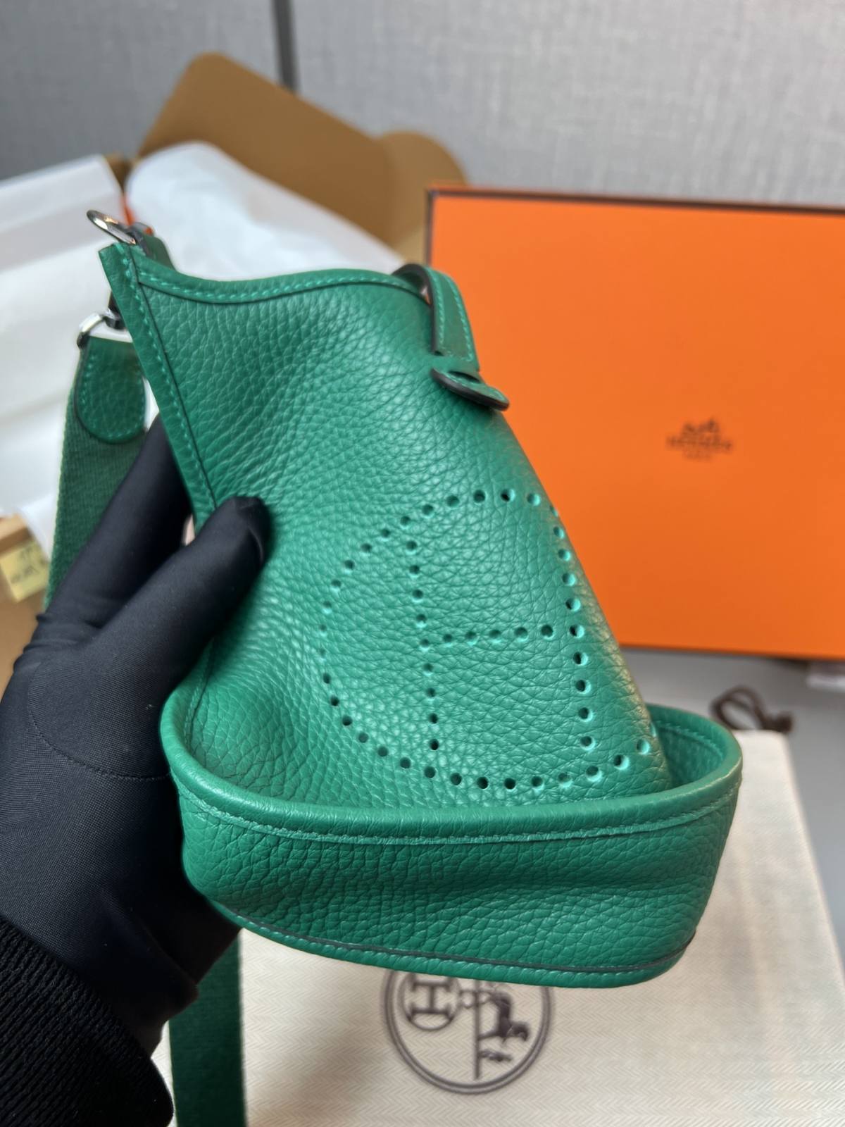 Best Replica Handbags Storehandmade Hermes Evelyne 19 new green color (Feb 2026 updated)-Best Quality Fake Louis Vuitton Bag Online Store, Replica designer bag ru