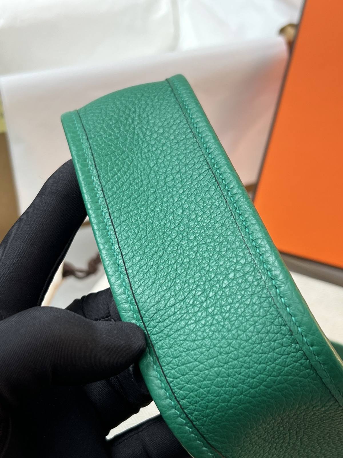 Best Replica Handbags Storehandmade Hermes Evelyne 19 new green color (Feb 2026 updated)-Best Quality Fake Louis Vuitton Bag Online Store, Replica designer bag ru