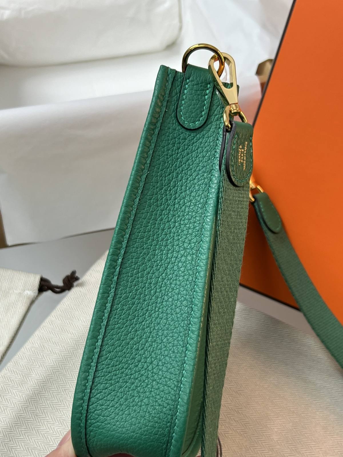 Best Replica Handbags Storehandmade Hermes Evelyne 19 new green color (Feb 2026 updated)-Best Quality Fake Louis Vuitton Bag Online Store, Replica designer bag ru