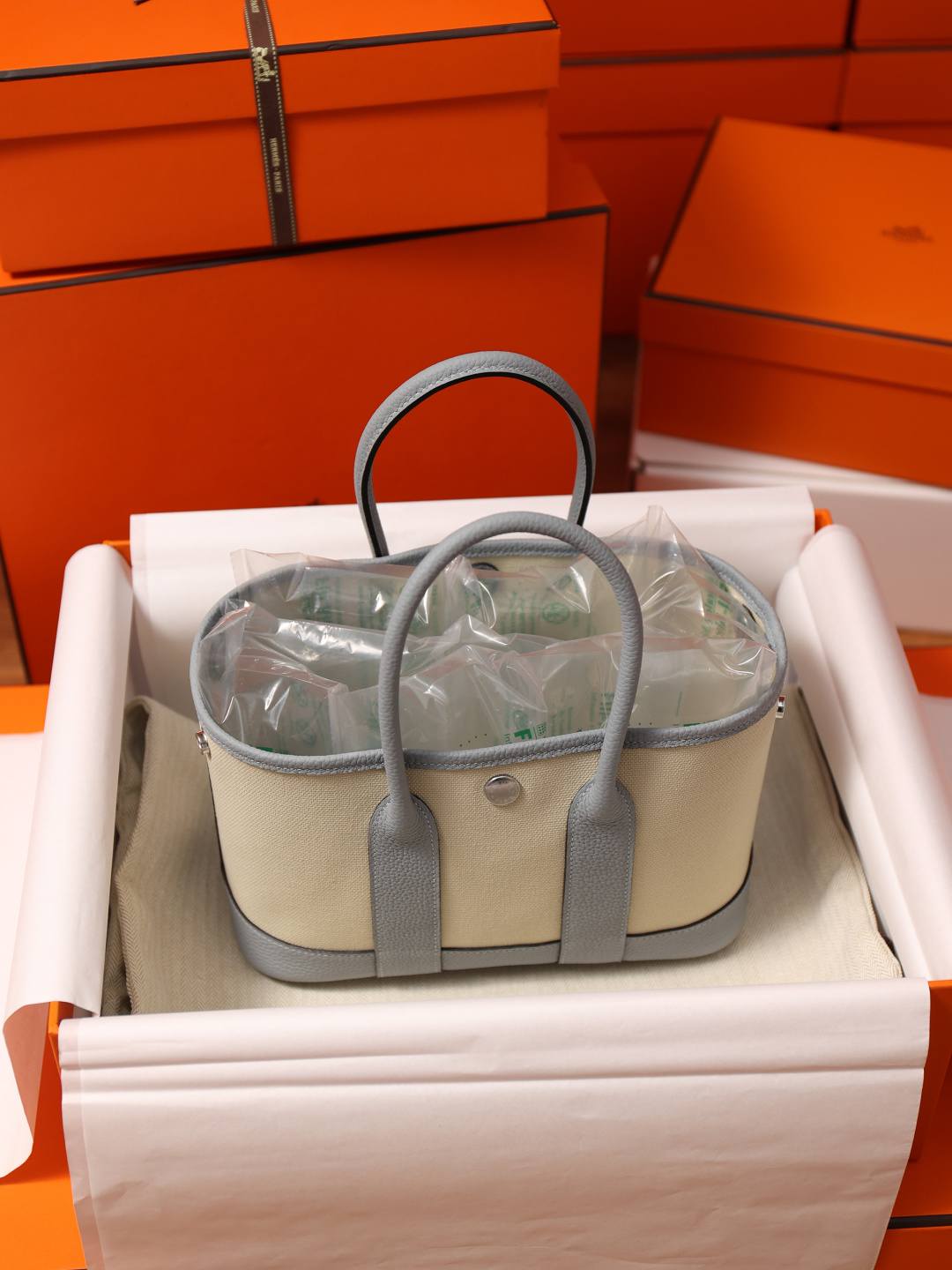 Best Replica Handbags Storehandmade Hermes Garden Party 23 bag in blue grey togo leather(Feb 2026 updated)-Labing Maayo nga Kalidad nga Peke nga Louis Vuitton Bag Online Store, Replica designer bag ru