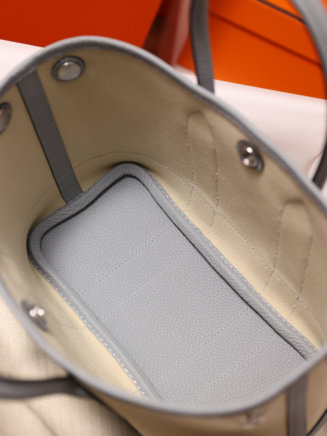 Best Replica Handbags Storehandmade Hermes Garden Party 23 bag in blue grey togo leather(Feb 2026 updated)-Labing Maayo nga Kalidad nga Peke nga Louis Vuitton Bag Online Store, Replica designer bag ru