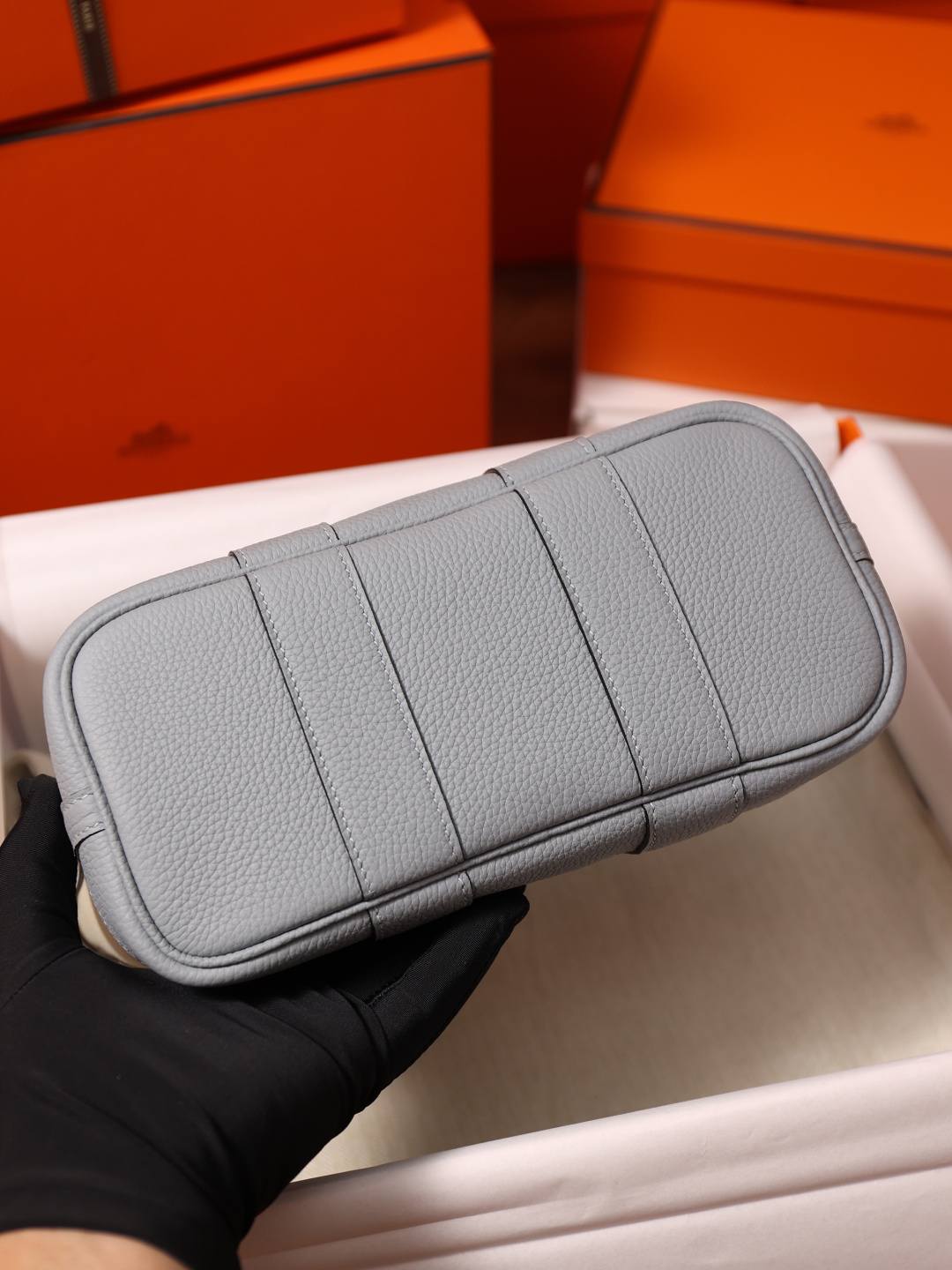 Best Replica Handbags Storehandmade Hermes Garden Party 23 bag in blue grey togo leather(Feb 2026 updated)-Labing Maayo nga Kalidad nga Peke nga Louis Vuitton Bag Online Store, Replica designer bag ru