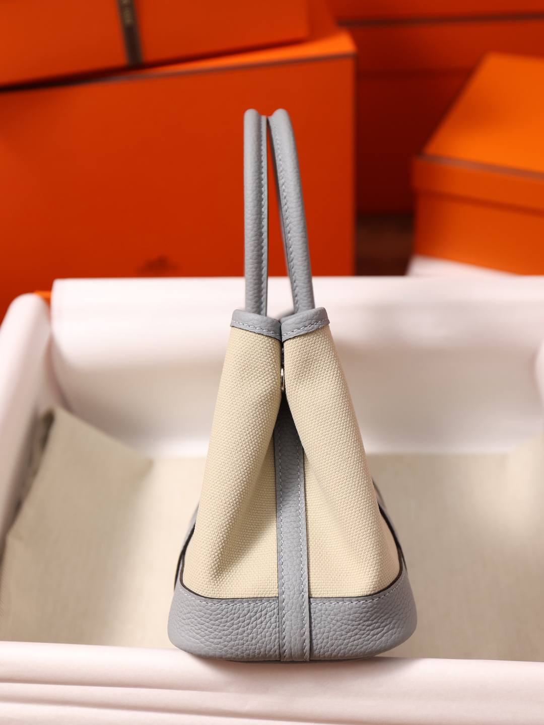 Best Replica Handbags Storehandmade Hermes Garden Party 23 bag in blue grey togo leather(Feb 2026 updated)-Labing Maayo nga Kalidad nga Peke nga Louis Vuitton Bag Online Store, Replica designer bag ru